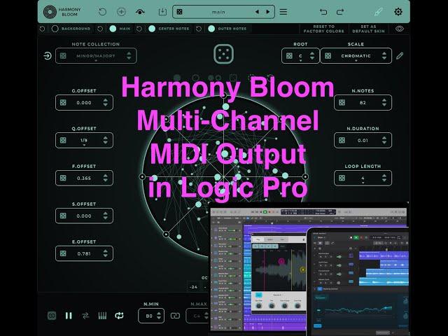 Harmony Bloom Multi Channel Output Routing in Logic Pro