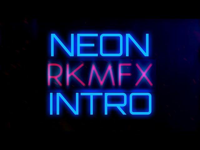 Free NEON TEXT Intro #1 Sony Vegas Pro Template