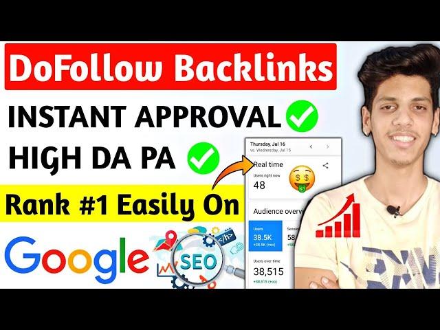 Create  Unlimited DoFollow Backlinks 2020 - Instant Approval - High DA PA | DoFollow Backlink List