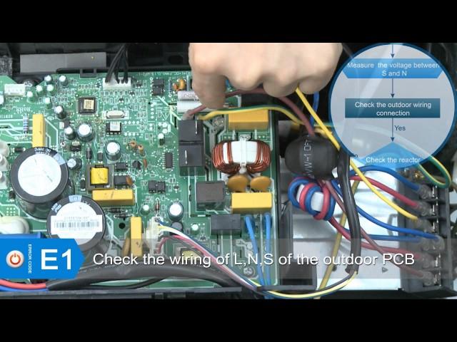 AC Pro Mini Split Troubleshooting E1 Error Code