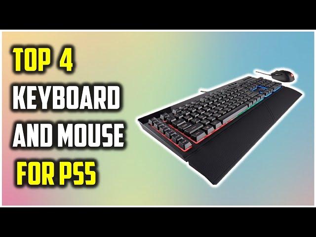 Best keyboard and mouse combo for PS5 In 2024 | Top 4 keyboard and mouse combo