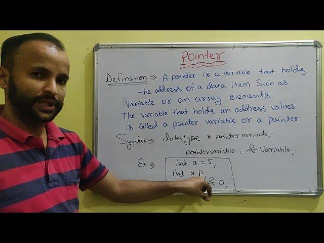 Define Pointer with program example in Hindi | C programs | Learn Coding