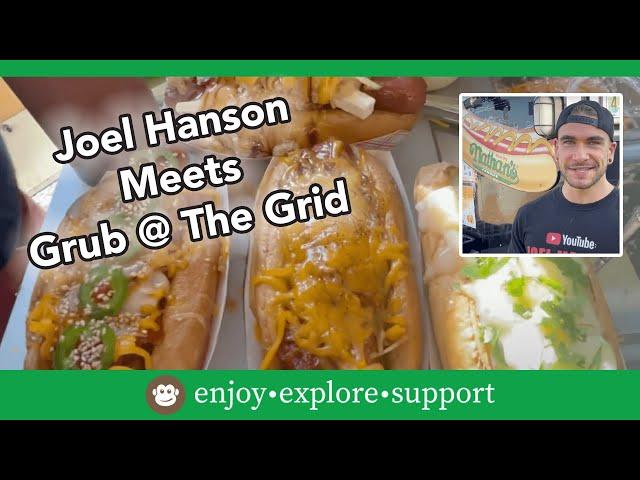 YouTube Foodie Joel Hanson visits Grub @ the Grid