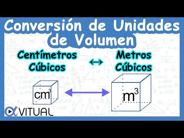  Conversión de Unidades de Volumen: Centímetros Cúbicos (cm³) a Metros Cúbicos (m³)