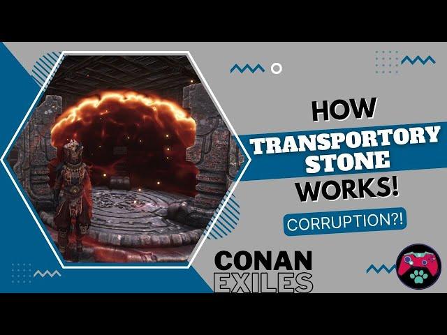 How To Use Transportory Stone | how to fast travel in conan exiles?!-Conan Exiles Tutorial Ep 4