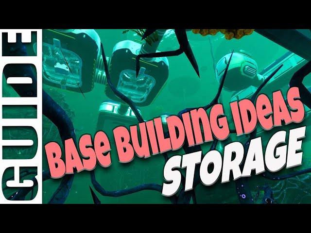 Base Building Ideas | Storage | Subnautica Below Zero tips and tricks