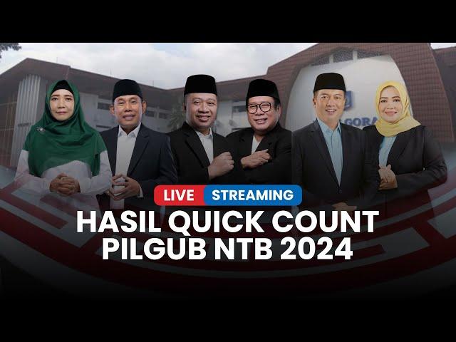 LIVE Hasil Quick Count Pilkada NTB 2024, Tiga Paslon Menyatakan Siap Menerima