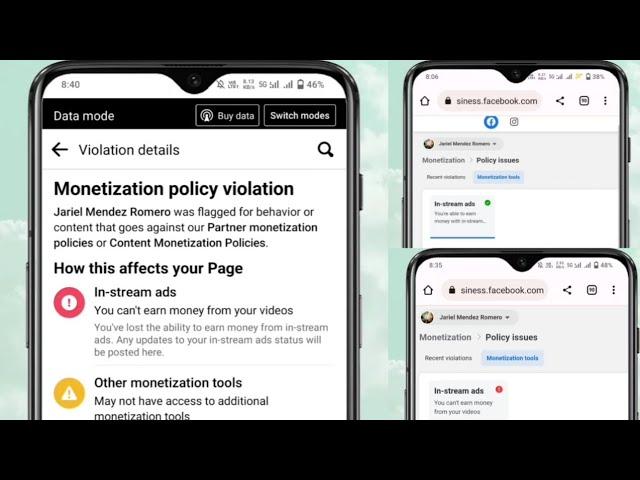 HOW TO FIX FACEBOOK RESTRICTED MONETIZATION TOOLS WAS FLAGGED FOR BEHAVIOR POLICY VIOLATION