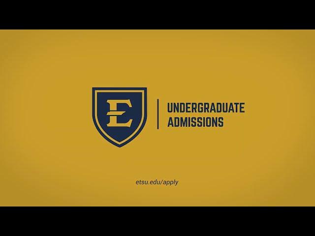 ETSU: How to Apply for Admission