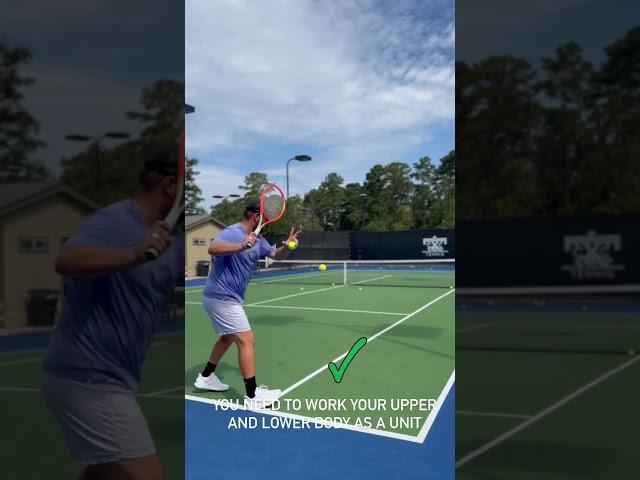 The tennis forehand technique - how to hit an angle