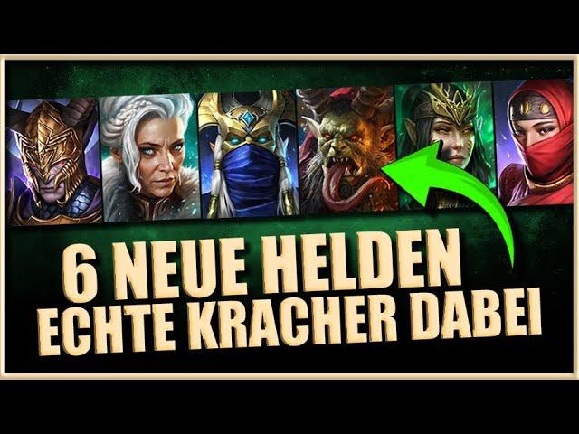 Raid: Shadow Legends | 6 Neue Helden - Echte Kracher dabei - Dunkelelfen Lord inklusive