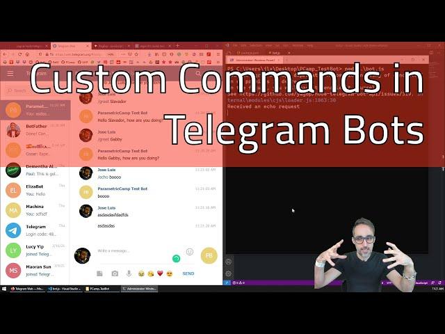 10.5 Custom Commands in Telegram Bots - Fun with WebSockets!