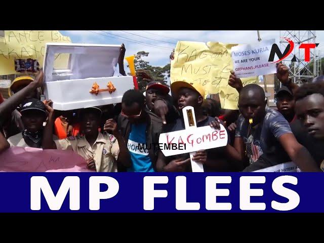 MP who voted yes flees for his life after Protesters arrived with a coffin