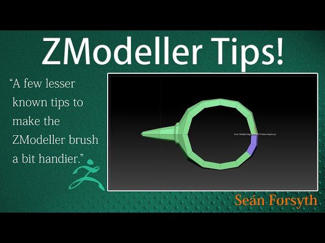 ZModeler Tips! - some ZModeler hard surface modelling tips for more intermediate ZBrush users