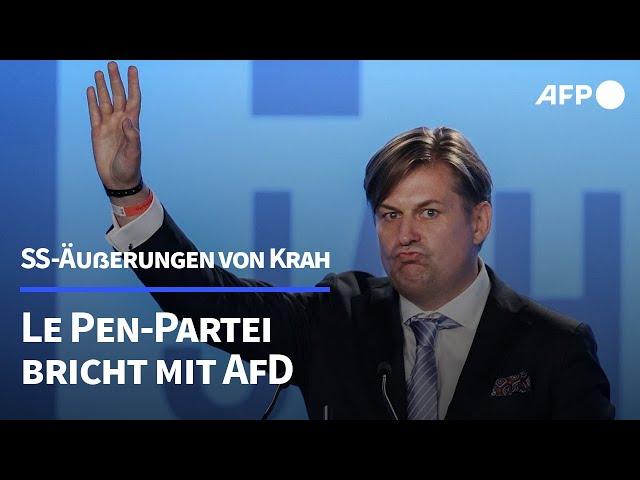 Zu rechts: Frankreichs Rechtspopulisten brechen mit der AfD | AFP