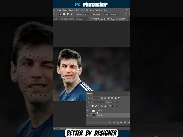 An easy way to combine two people in Photoshop!#shorts #photoshop #photoshoptutorial #tutorial