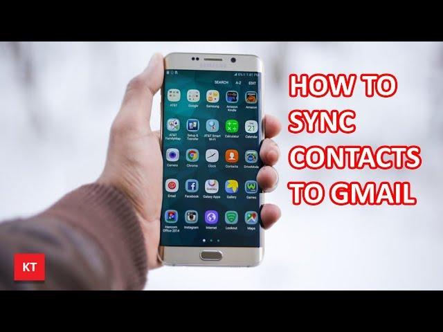 How to sync contacts to gmail