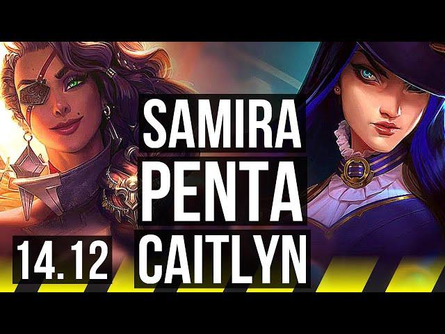 SAMIRA & Twisted Fate vs CAITLYN & Lux (ADC) | Penta, 70% winrate, 51k DMG | EUNE Master | 14.12