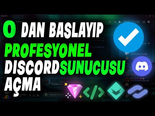 DİSCORD 0 DAN BAŞLAYIP PROFESYONEL SUNUCU AÇMA [TEK VİDEO EN İYİ BOTLAR] 2024