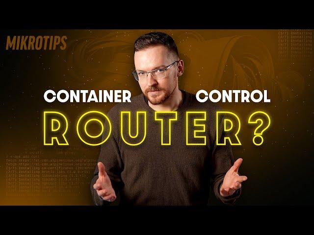 Manage your router from a container