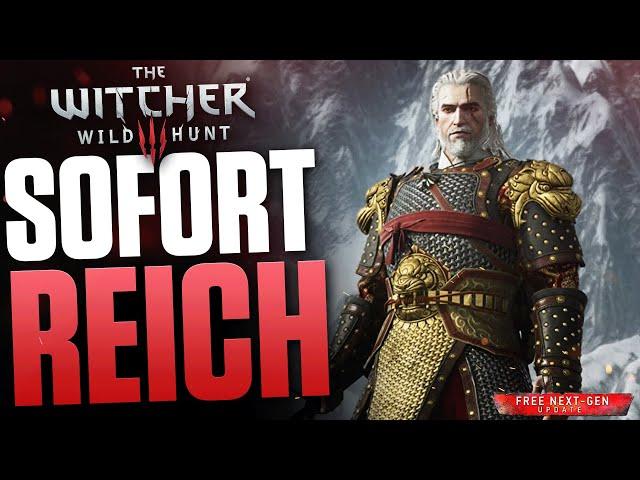 Reich werden in The Witcher 3 NEXT GEN - 2 Beste Methoden um sofort Geld zu verdienen - Kronen