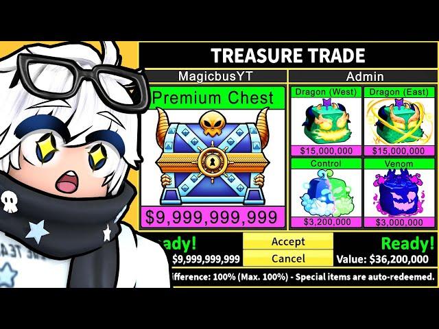 Trading DRAGON COLLECTOR BUNDLE For 50 Hours In Blox Fruits (Roblox)