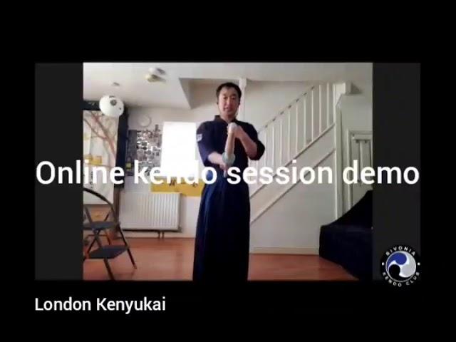 London Kenyukai online Kendo demo (short)