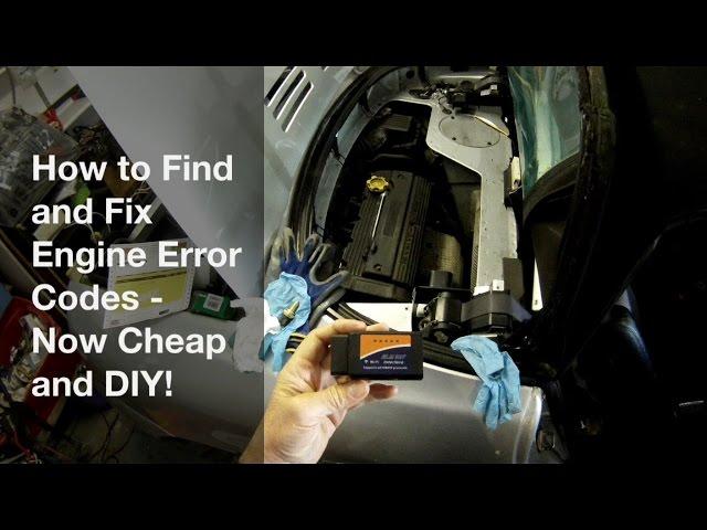 How to Find and Fix Engine Error codes - Now Cheap and DIY! OBD2 scanner