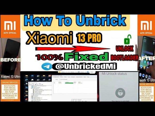 Xiaomi 13 Pro Bricked | Unbrick Xiaomi 13 Pro | How To Unbrick Xiaomi 13  pro  |Stuck In Fastboot