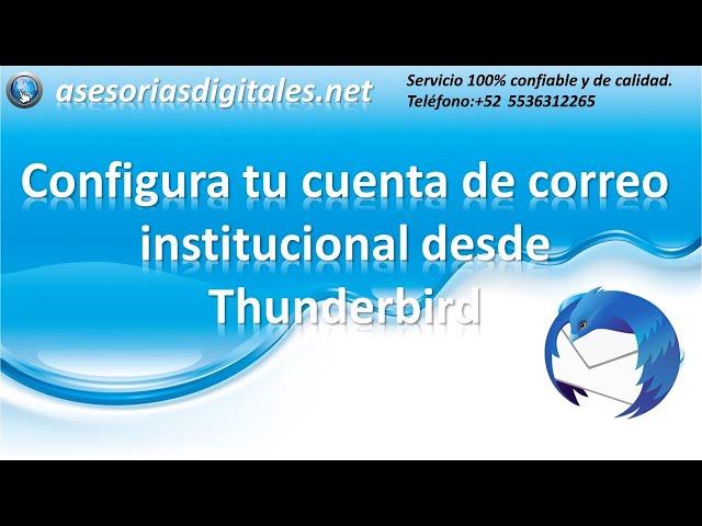 Configurar Correo Institucional desde PC