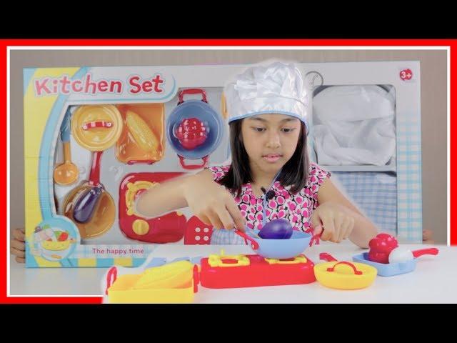 Unboxing Mainan Anak Masak Masakan - Kitchen Set Toys For Kids - Mainan Anak Perempuan