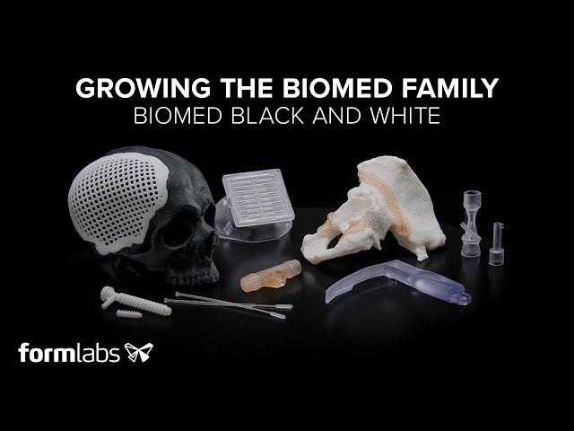 New Medical-Grade Materials: BioMed Black Resin and BioMed White Resin