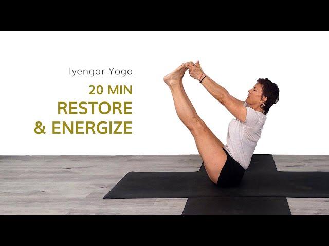 Iyengar Yoga without Props—20 Mins to Restore and Energize