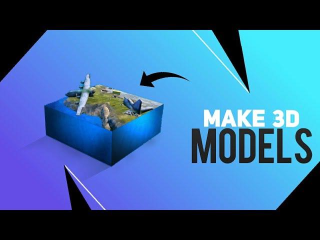  How To Make 3D Models of PUBG | How To Make 3d Pubg Houses | Drewok