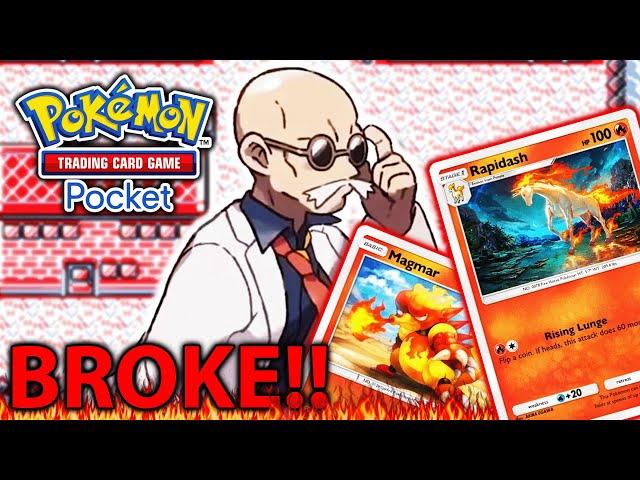 Blaine's NEW RAPIDASH DECK Is TOO BUSTED!! | Pokemon TCG Pocket