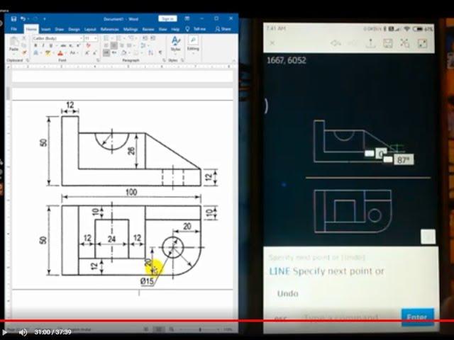 HOW TO USE AUTOCAD  MOBILE APP