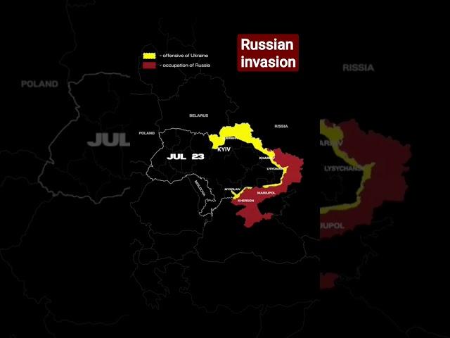 Ukraine war last 10 months in 15 seconds