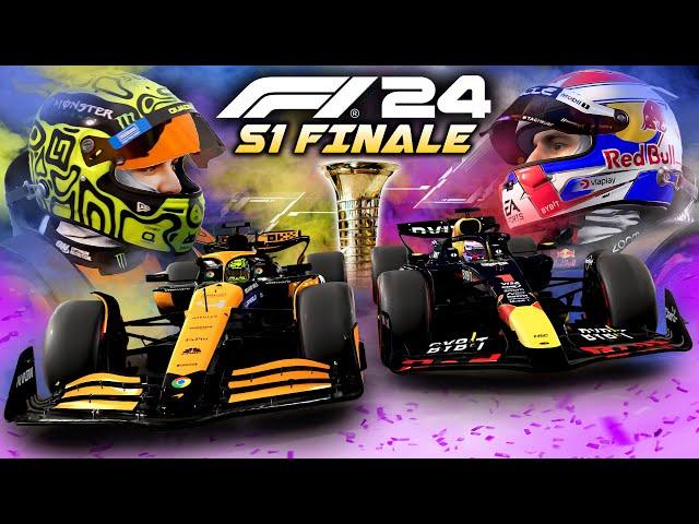 F1 24 CAREER MODE: Season One FINALE! Title Decider Lando v Max! Who Will WIN?! Part 24