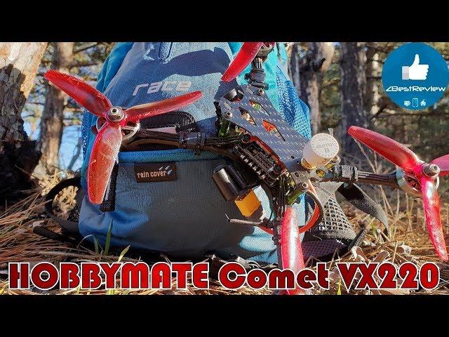  Отличный Гоночный FPV Квадрокоптер - HOBBYMATE Comet VX220! С Hobbycool.com