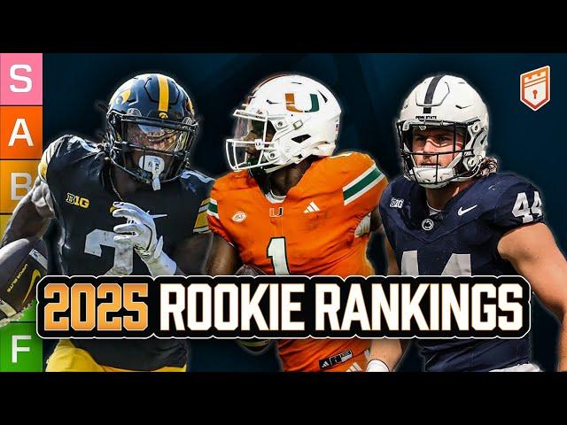 2025 Dynasty Rookie Rankings & Tiers (Stacked Class)