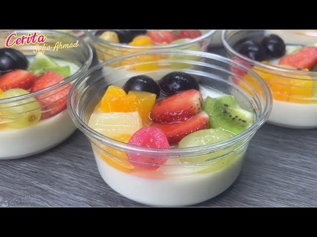 DELICIOUS FRUIT MILK PUDDING RECIPE ‼️ MANY SELLING IDEAS FOR