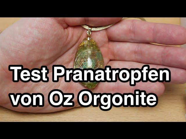 Test Orgonit Pranatropfen von Oz Orgonite | Pranatropfen Shri Yantra