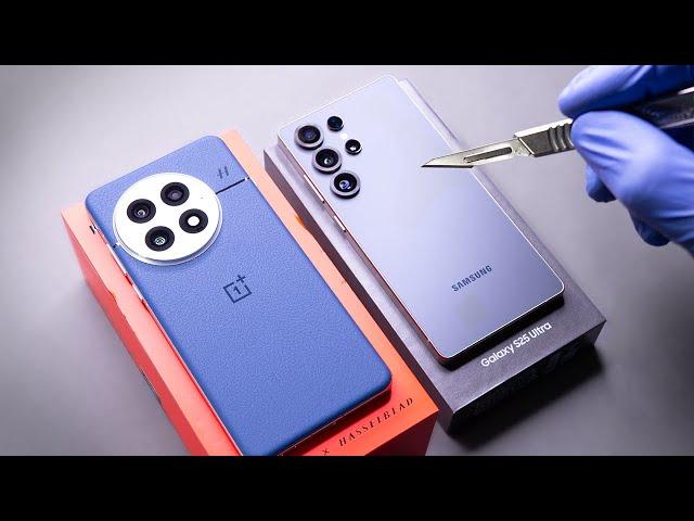 OnePlus 13 vs Samsung Galaxy S25 ultra unboxing and Camera Test - ASMR