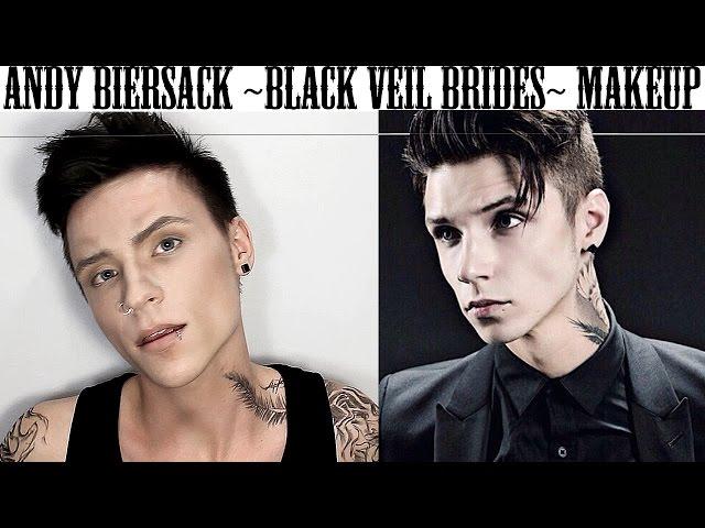 Andy Biersack Black Veil Brides Makeup Transformation Tutorial + Funny Moments