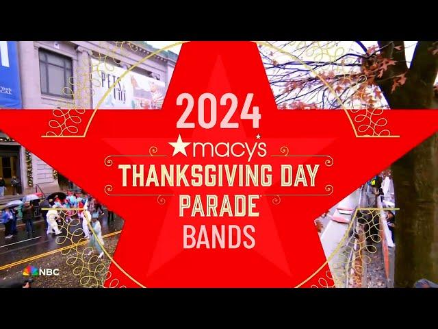 Marching Bands in the 98th Macy's Thanksgiving Day Parade 2024