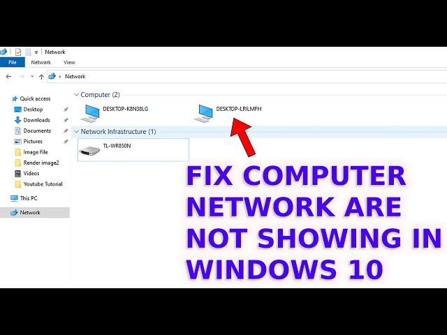 How to Fix All Network Sharing Issues | Computer not showing in Network