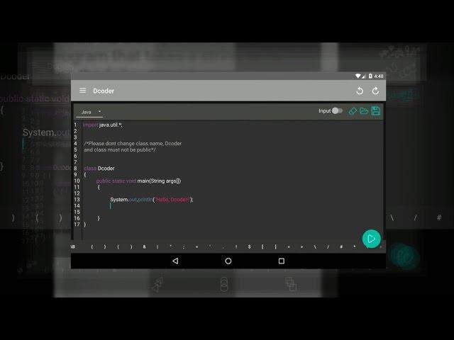 Dcoder, Mobile Coding Platform (Ide)