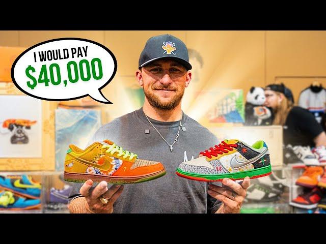 Johnny Manziel Goes Shopping For Sneakers at Got Sole