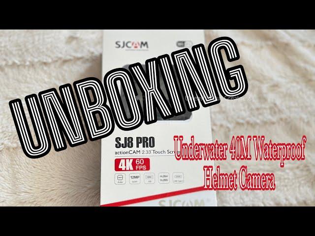 Unboxing | SJCAM SJ8Pro Action Cam | Underwater Camera | Waterproof Helmet Camera with 32G SD #short