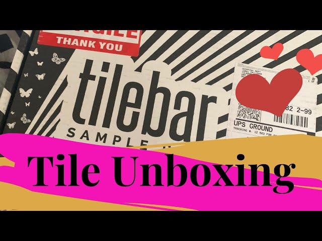 UNBOXING: TileBar Samples| Product Review | Choosing Tiles for our Bathrooms